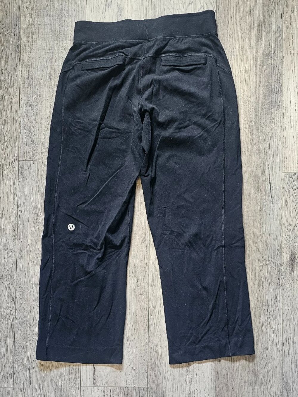 Lululemon Mens Black Intent Crop 22" Drawstring Athletic Crop Pants Size Medium